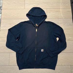 Carhartt original fit zip up hooded sweatshirt